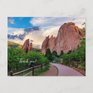 Colorado South Gateway Morning Thank you Postcard