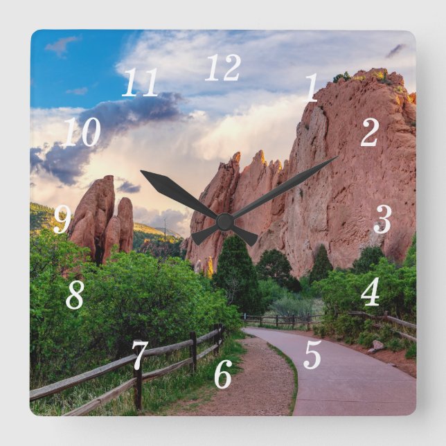 Colorado South Gateway Morning Wall Clock (Front)