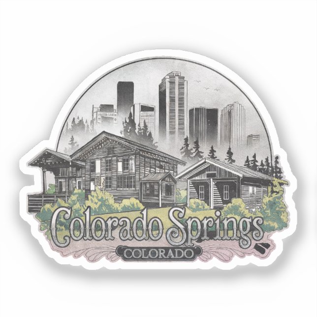 Colorado Springs City Colorado State USA (Front)