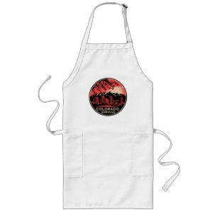Colorado Springs City Colorado USA Long Apron