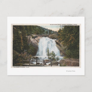 Colorado Springs, CO - Helen Hunt Falls Postcard