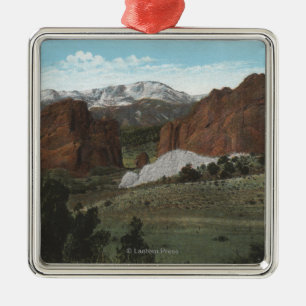 Colorado Springs, Colorado 3 Metal Tree Decoration