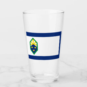 Colorado Springs (Colorado City) Flag Glass