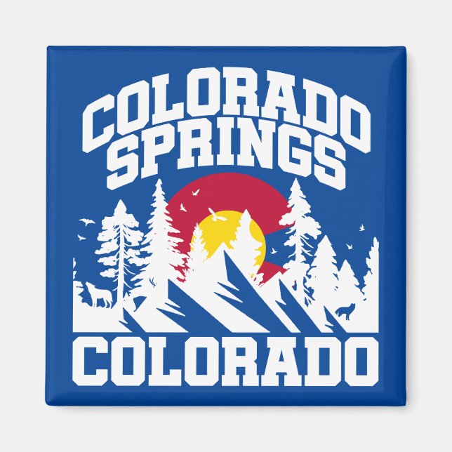 Colorado Springs,Colorado Magnet (Front)
