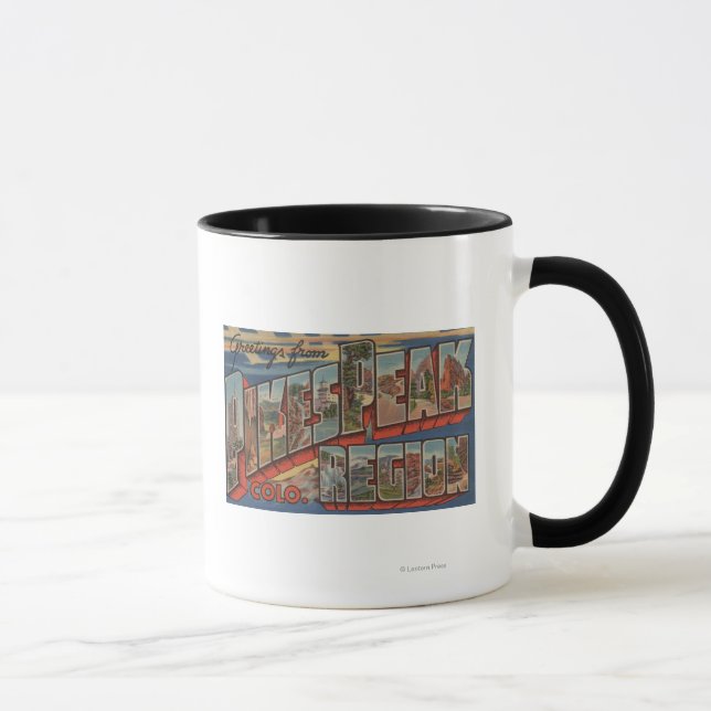 Colorado Springs, Colorado - Pikes Peak Mug (Right)