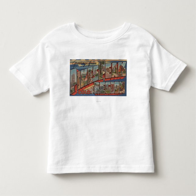Colorado Springs, Colorado - Pikes Peak Toddler T-Shirt (Front)