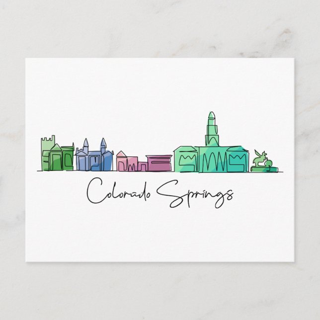 Colorado Springs COLORADO Postcard (Front)