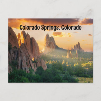 Colorado Springs, Colorado USA Postcard