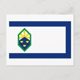 Colorado Springs Flag Postcard