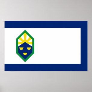 Colorado Springs Flag Poster
