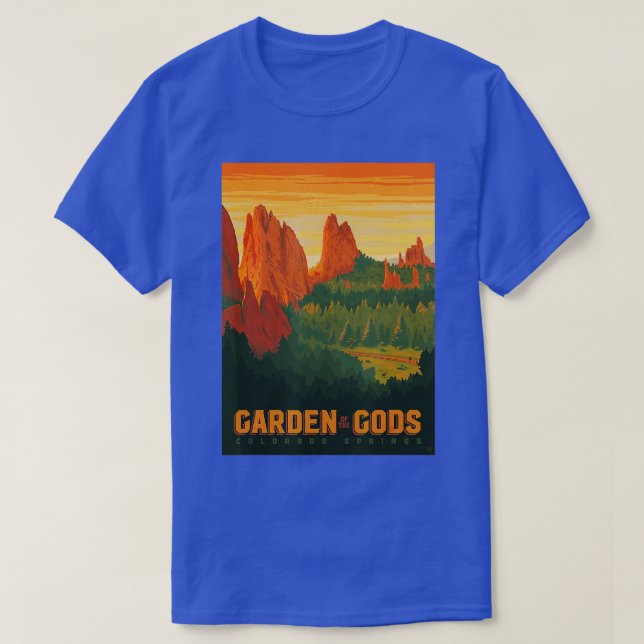 Colorado Springs Garden of The Gods  Design  T-Shirt (Design Front)