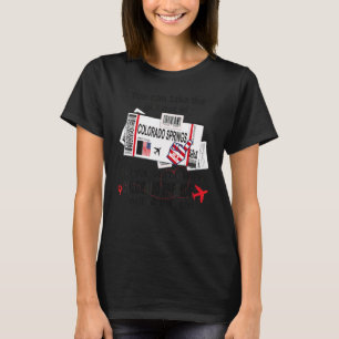 Colorado Springs Girl  Colorado Springs Boarding P T-Shirt