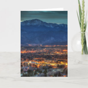 Colorado Springs Lights Card