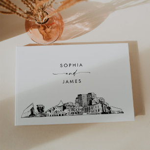 Colorado Springs Skyline Wedding Guest Book