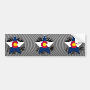 Colorado Star Bumper Sticker