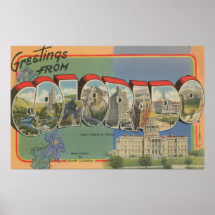 Colorado (State Capital Scene) Poster