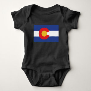 Colorado State Flag Baby Bodysuit