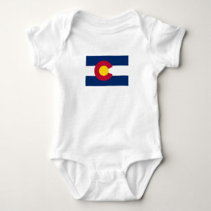 Colorado State Flag Baby Bodysuit