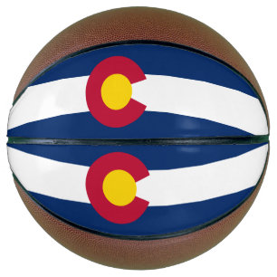 Colorado State Flag Basketball