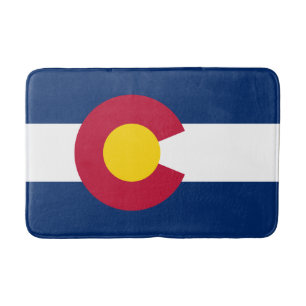Colorado State Flag Bath Mat