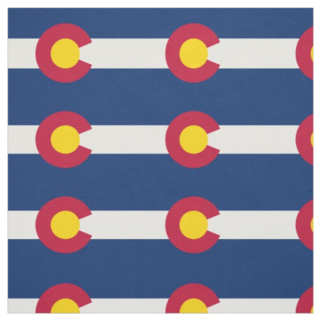 Colorado State Flag Fabric (Swatch)