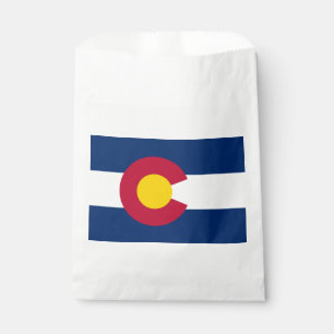 Colorado State Flag Favour Bags