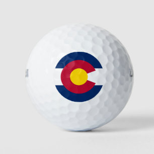 Colorado State Flag Golf Balls
