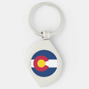 Colorado State Flag Key Ring