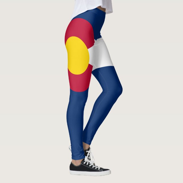Colorado State Flag Leggings (Right)