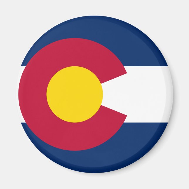 Colorado State Flag Magnet (Front)