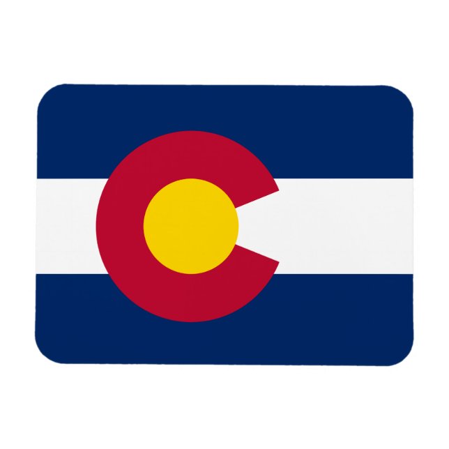 Colorado State Flag Magnet (Horizontal)