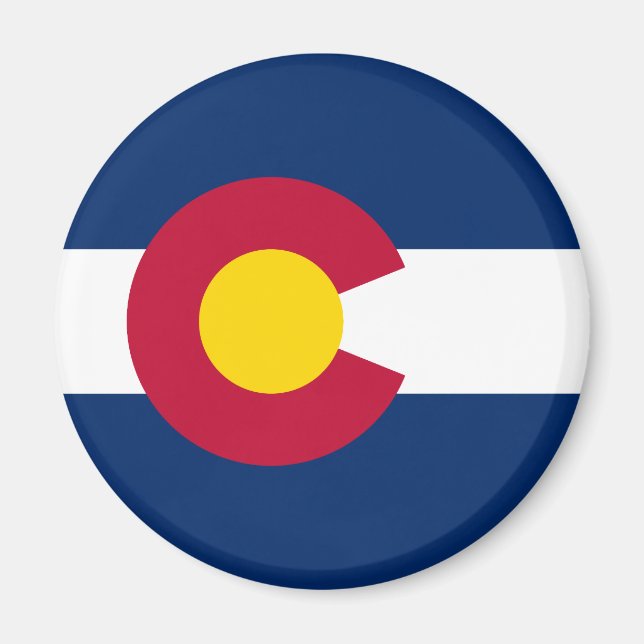 Colorado State Flag Magnet (Front)