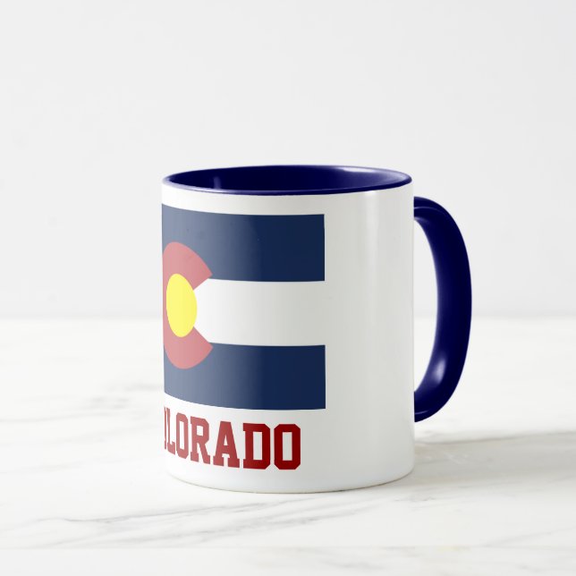 COLORADO: State Flag of Colorado Mug (Front Right)