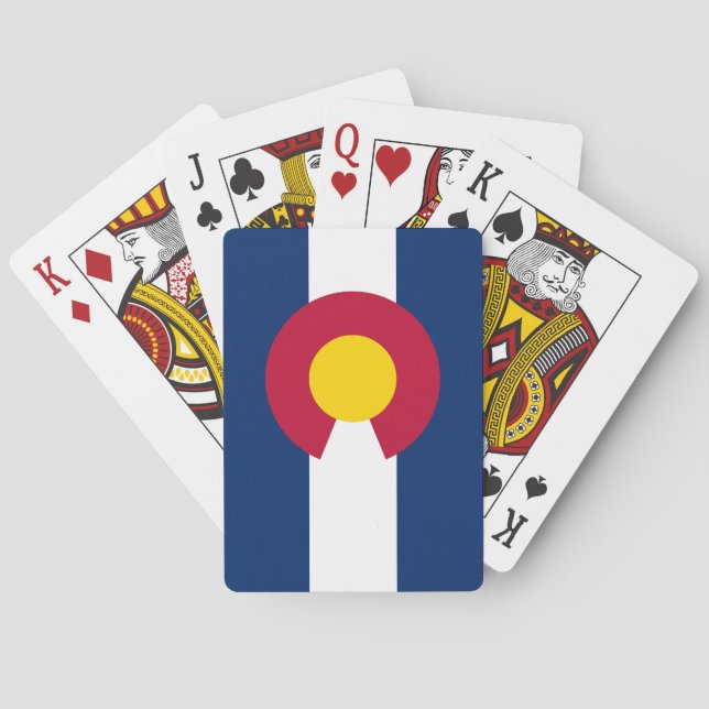 Colorado State Flag Playing Cards (Back)