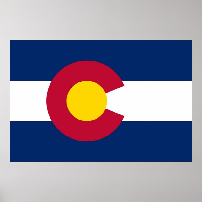 Colorado State Flag Poster (Front)