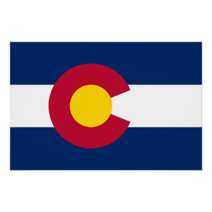 Colorado State Flag Poster