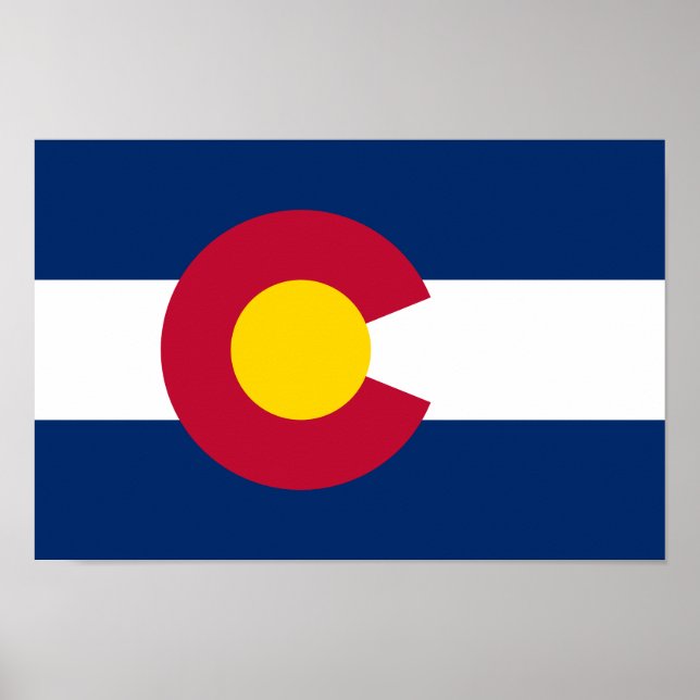 Colorado State Flag Poster (Front)