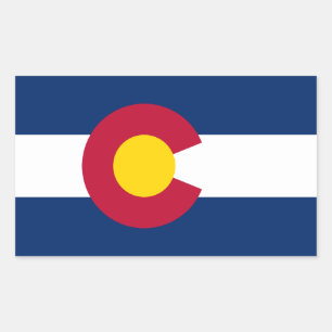 Colorado State Flag Rectangular Sticker