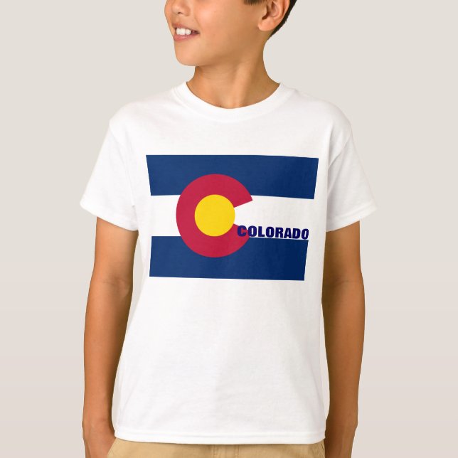 COLORADO State Flag T-Shirt (Front)