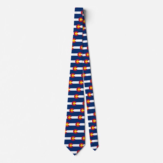 Colorado State Flag Tie (Front)