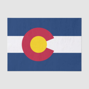 Colorado State Flag Tissue Paper
