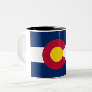 Colorado State Flag Two-Tone Coffee Mug