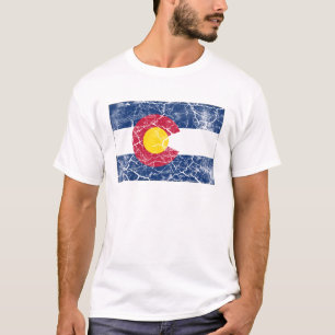 Colorado State Flag Vintage T-Shirt
