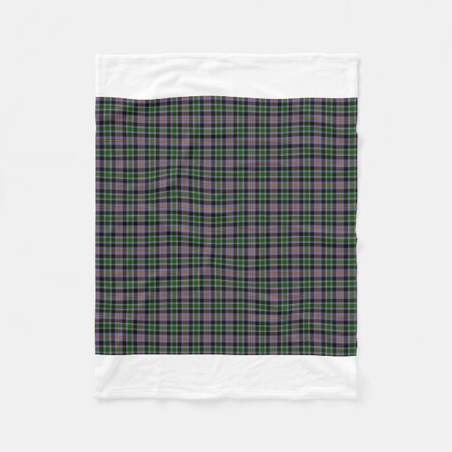 Colorado State Tartan Fleece Blanket (Front)