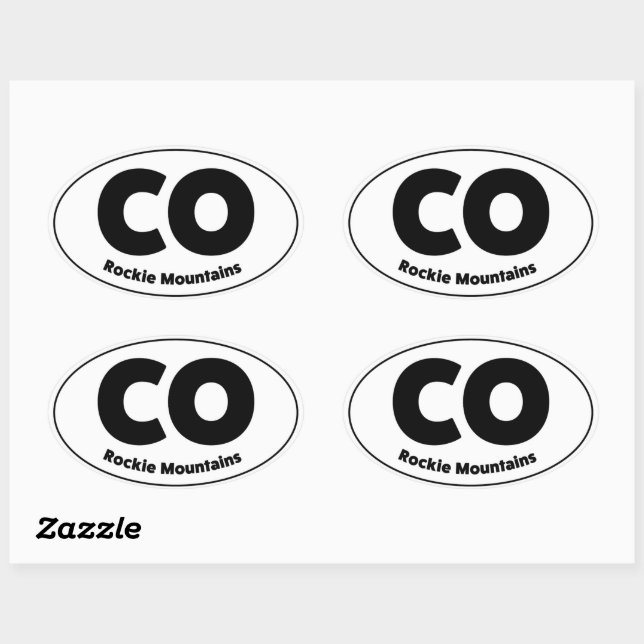 Colorado stickers for rv car truck (Sheet)