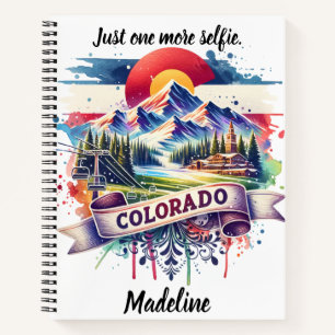Colorado summer mountain views notebook