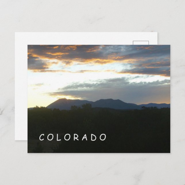 Colorado Sunset Postcard (Front/Back)