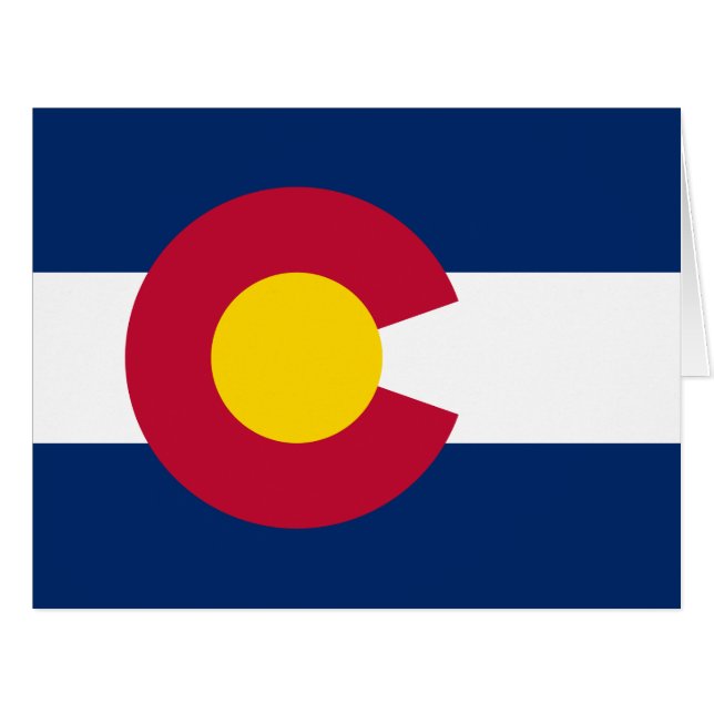 Colorado: The Centennial US State Flag (Front Horizontal)