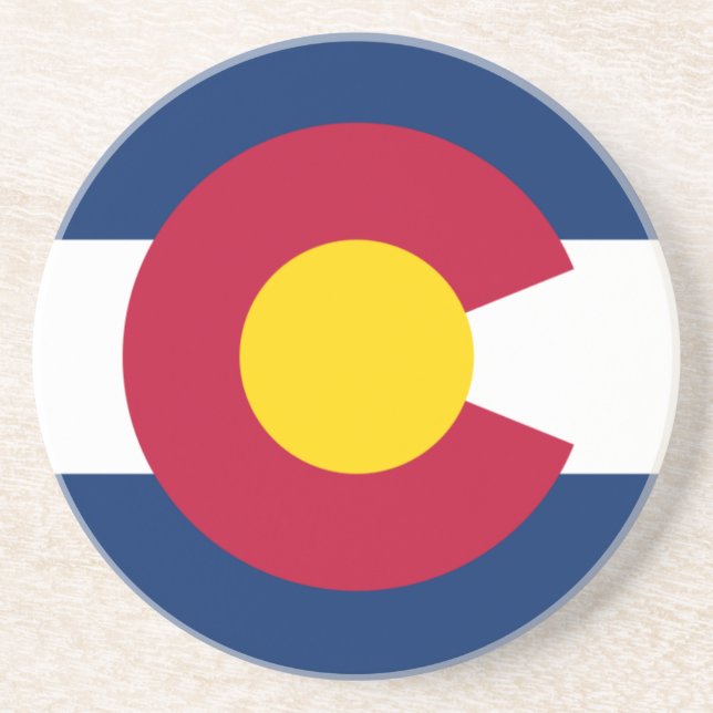 Colorado: The Centennial US State Flag Coaster (Front)