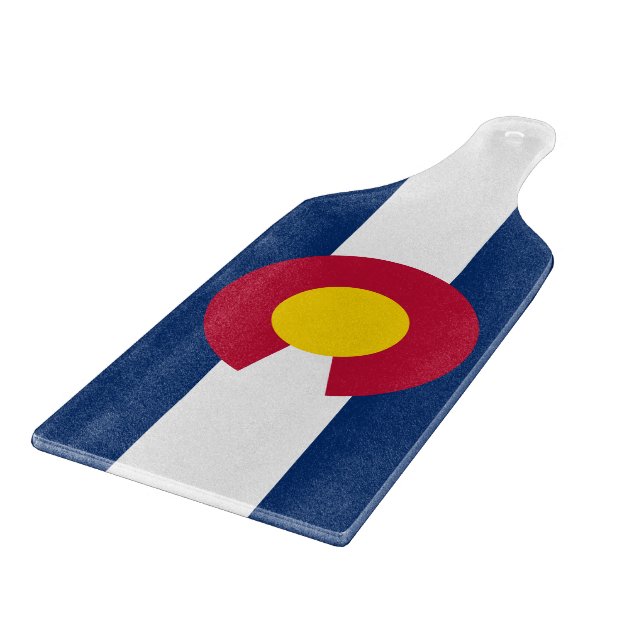 Colorado: The Centennial US State Flag Cutting Board (Corner)